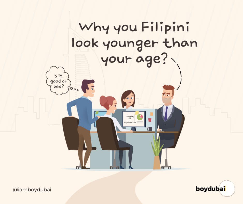Why Filipinos look younger