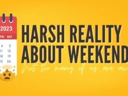 Harsh reality about weekends - work life balance by ion lionel gonzaga