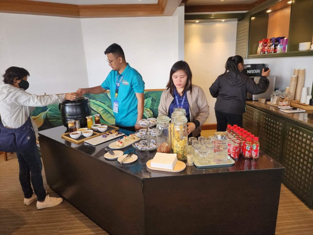 Free food and drinks at OFW Lounge in NAIA Terminal 1